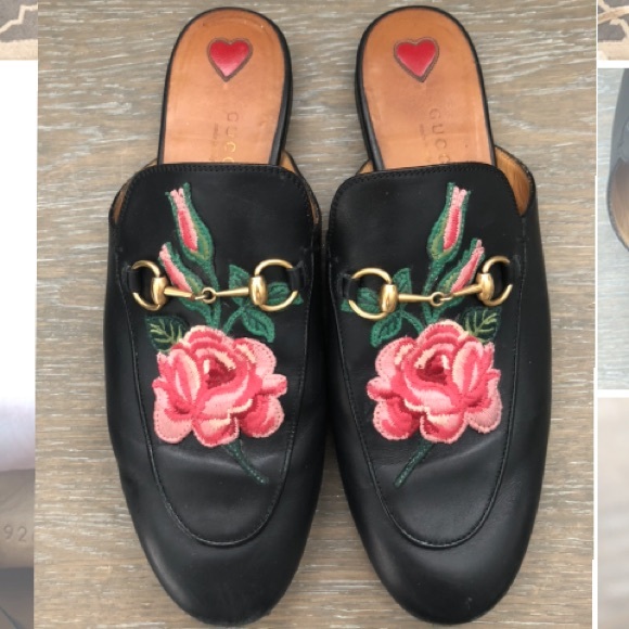 Gucci Shoes - Gucci Princetown embroidered slipper